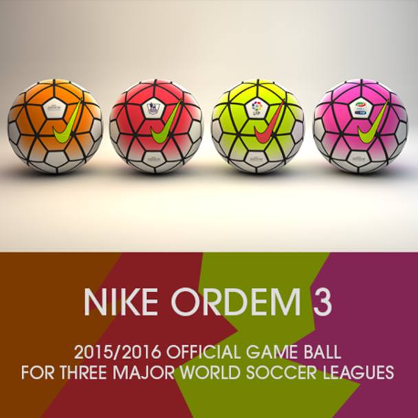 意甲新赛季官方用球曝光：玫瑰色的Nike Ordem 3