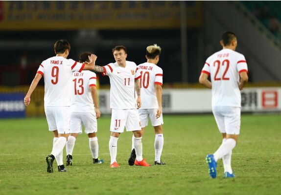 东亚杯-于大宝王永珀破门 国足2-0战胜朝鲜